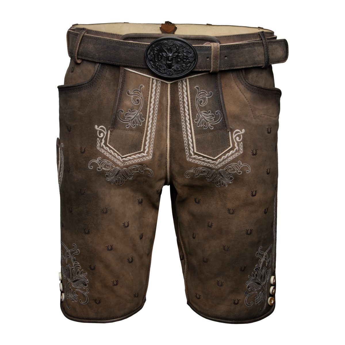 Krüger Trachtenlederhose Harvey mit Gürtel Herren