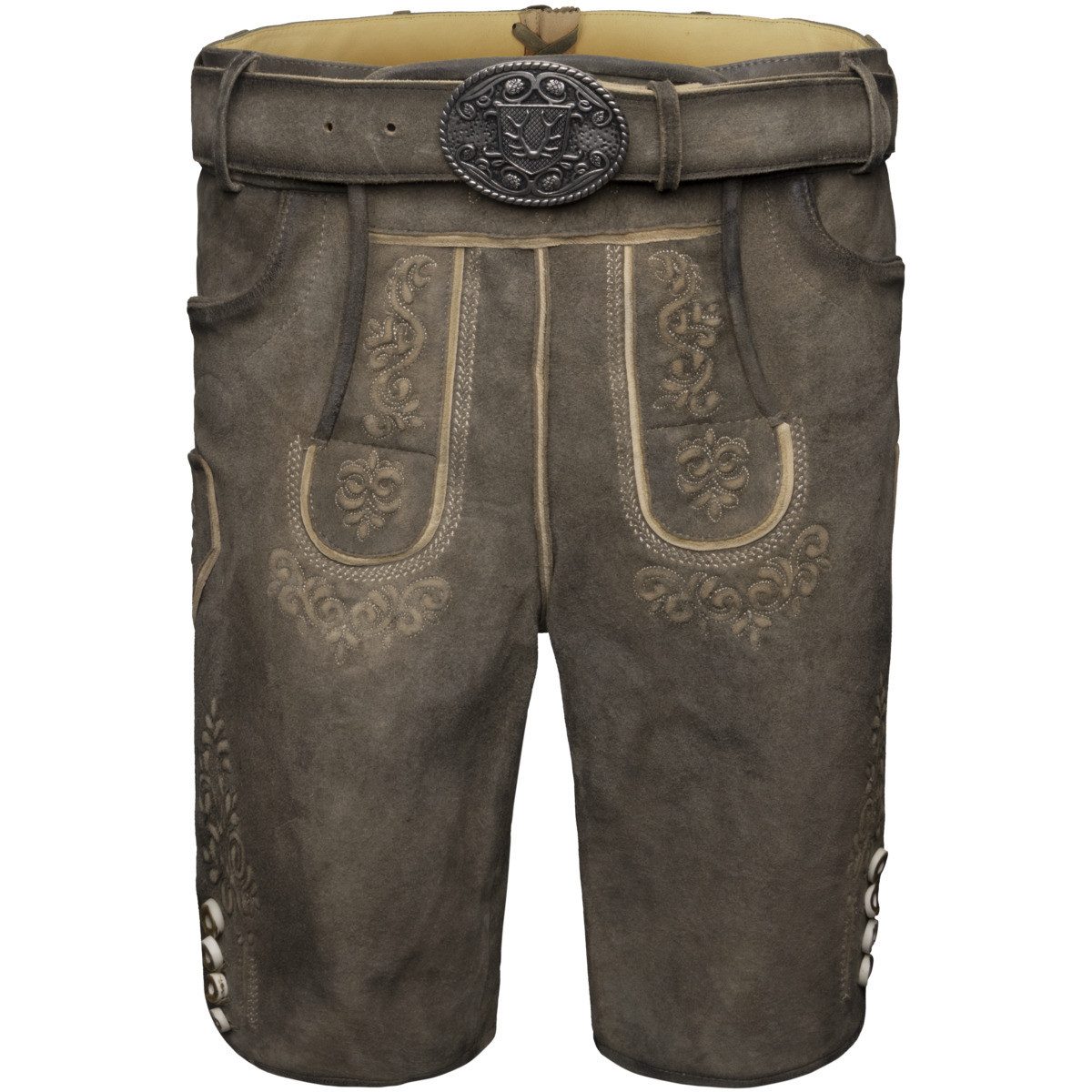 Krüger Trachtenlederhose Mailo Herren (1-tlg) Trachtenlederhose,