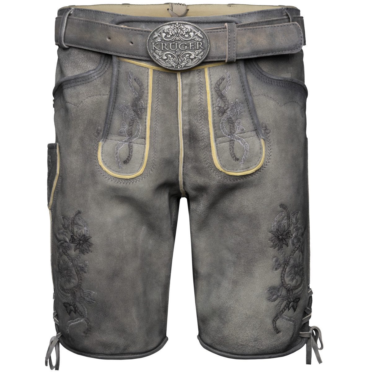 Krüger Trachtenlederhose Mirko Herren (1-tlg) Trachtenlederhose,