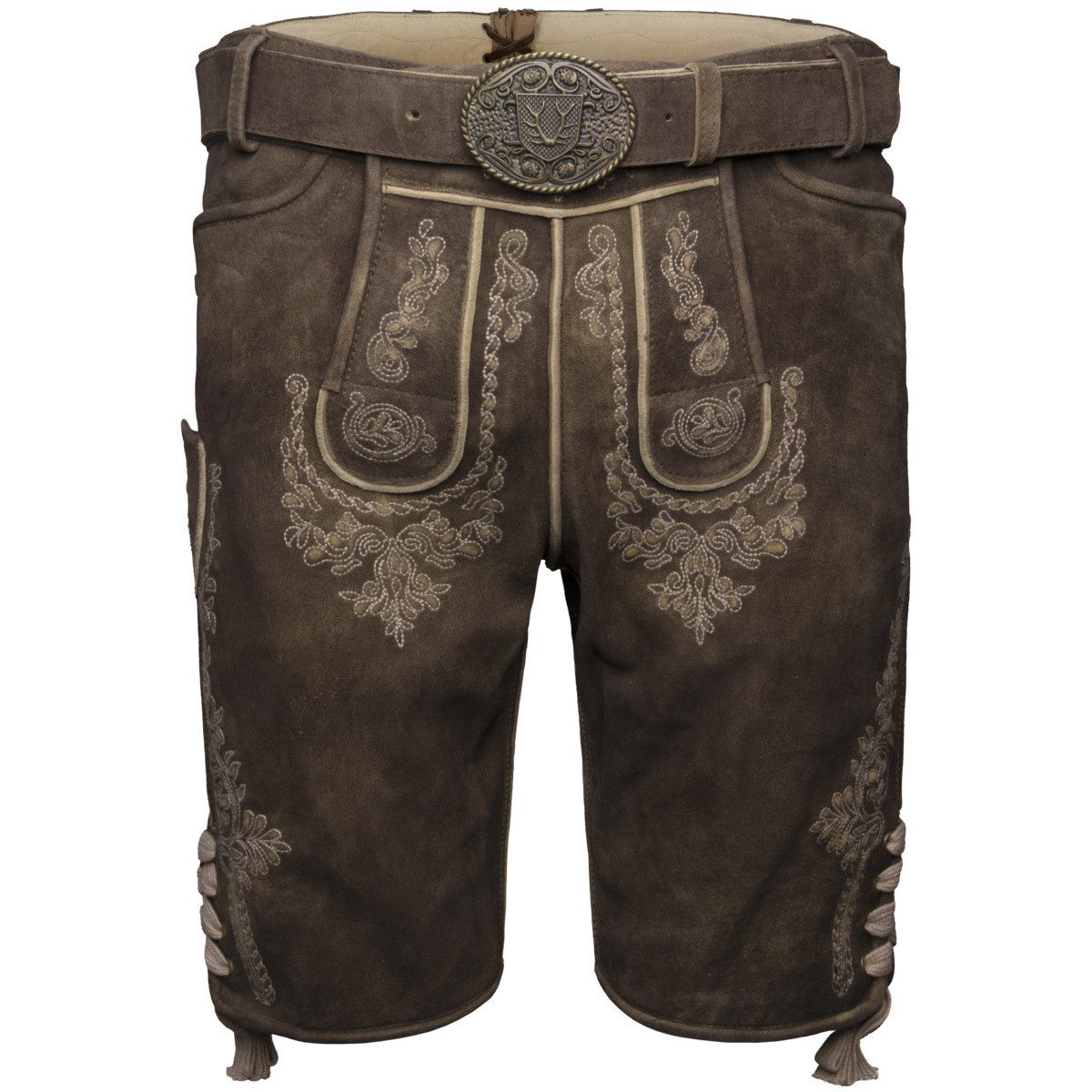 Krüger Trachtenlederhose Olias Herren (1-tlg) Trachtenlederhose,