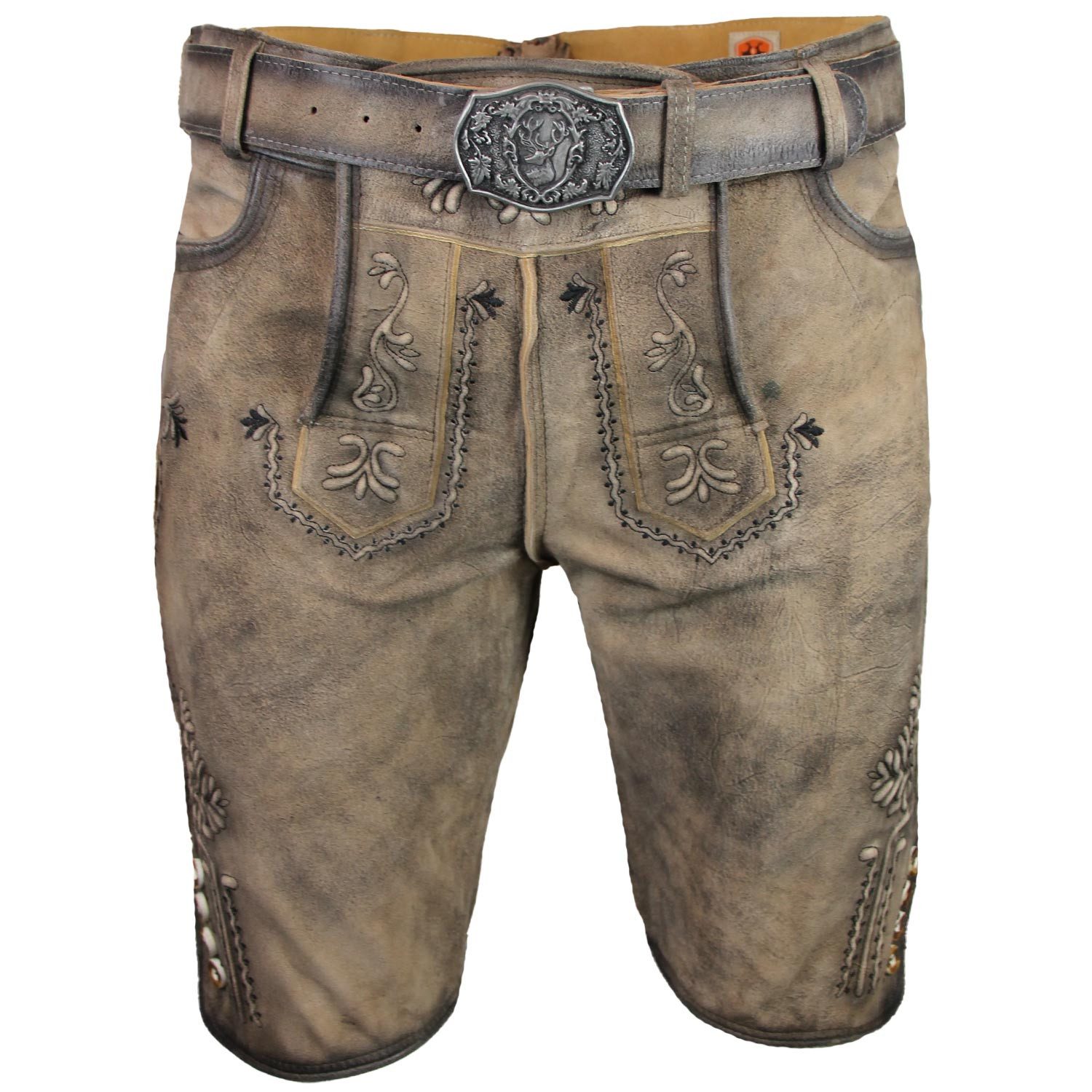 Maddox Trachtenlederhose MADDOX Kurze Herren Lederhose