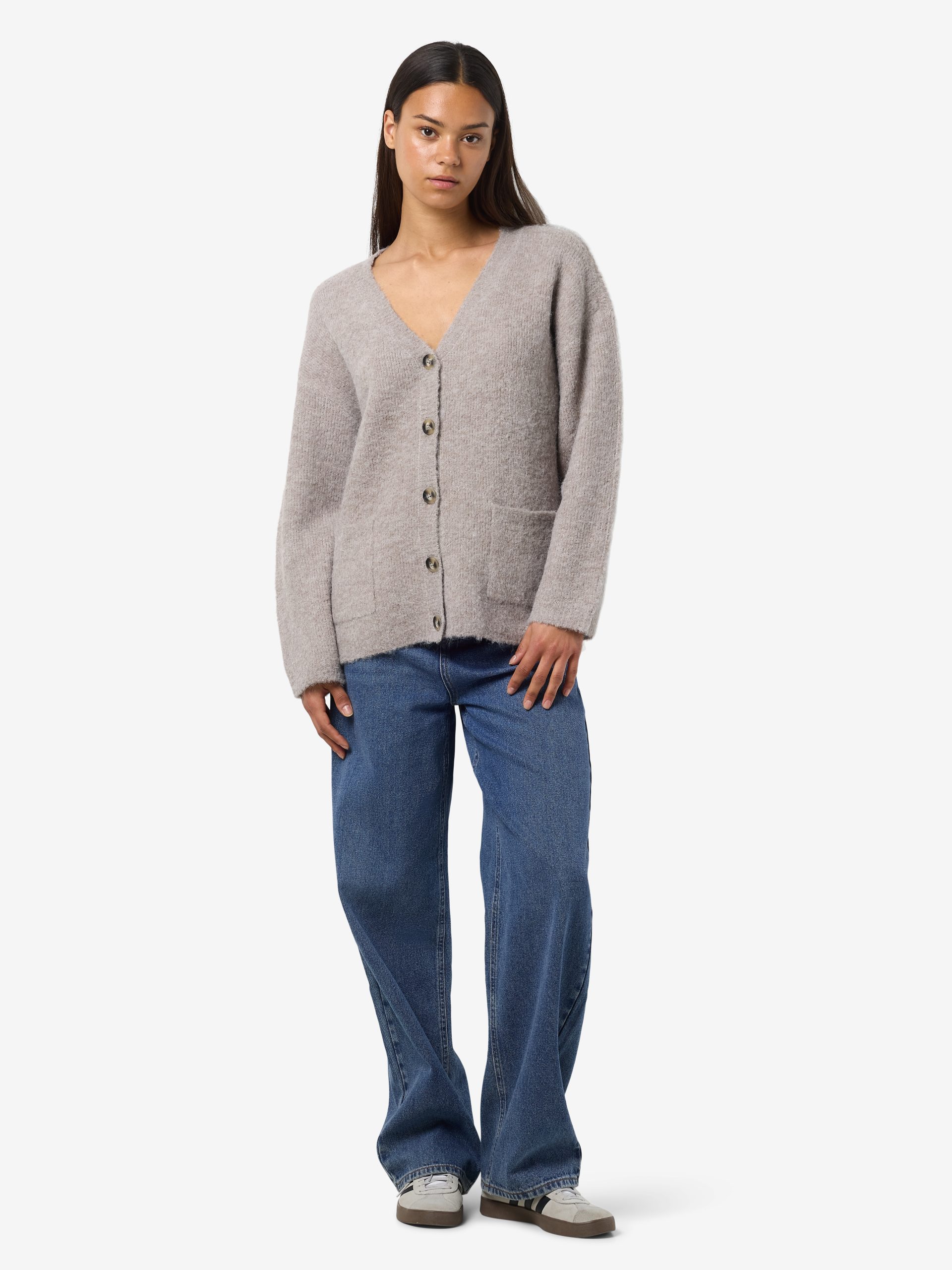 Noisy may Strickjacke "NMDOLLY L/S KNIT CARDIGAN FWD NOOS"