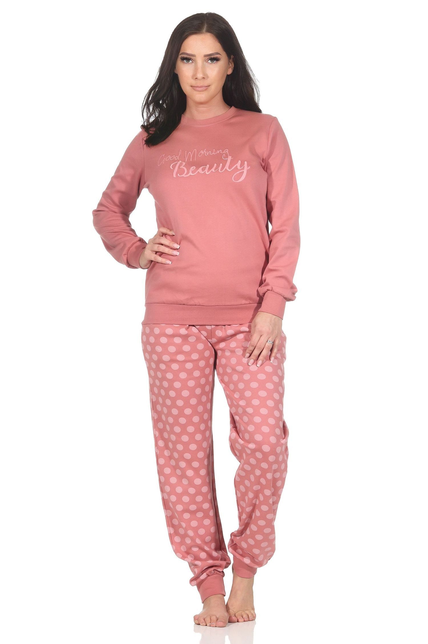 Normann Pyjama Normann Damen Schlafanzug in