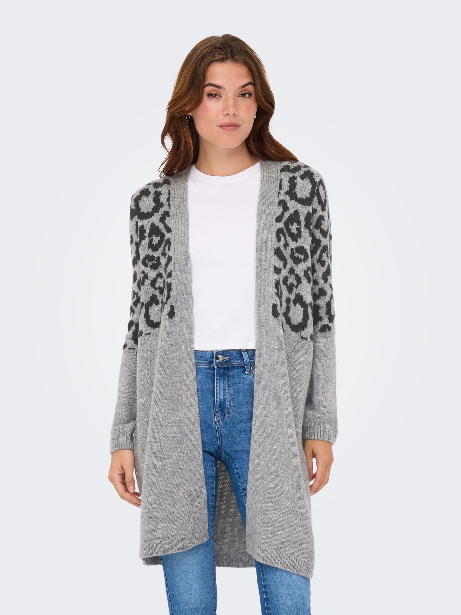 ONLY Strickjacke "ONLJADE ANIMAL LS CARDIGAN CC KNT"