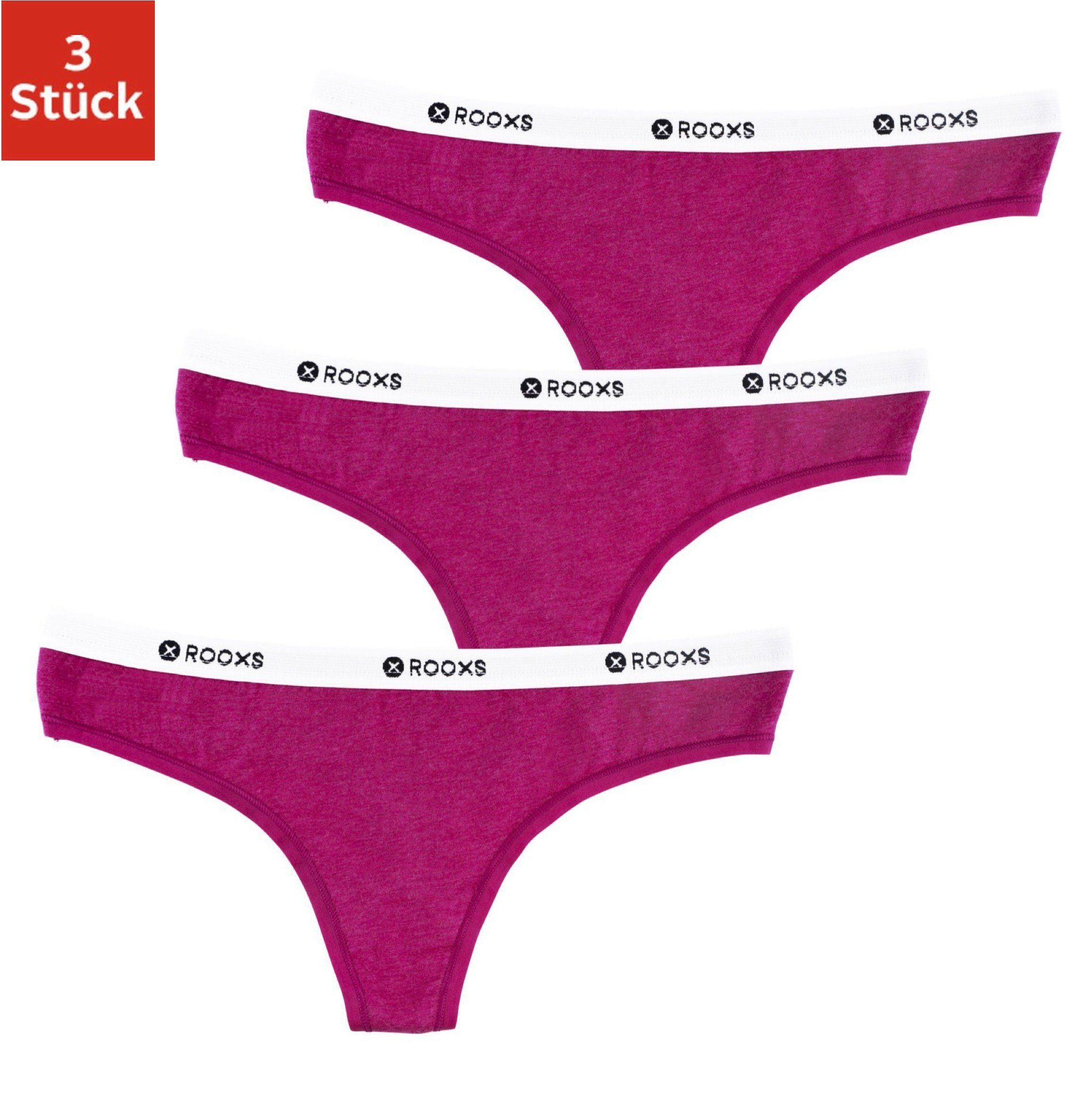 ROOXS Tanga Unterwäsche Damen String Unterhosen