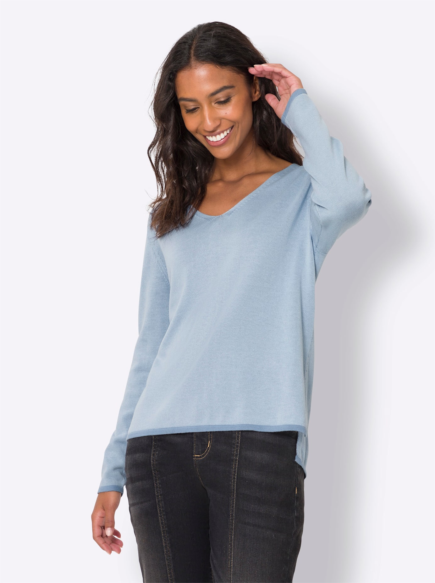 heine V-Ausschnitt-Pullover "Pullover"