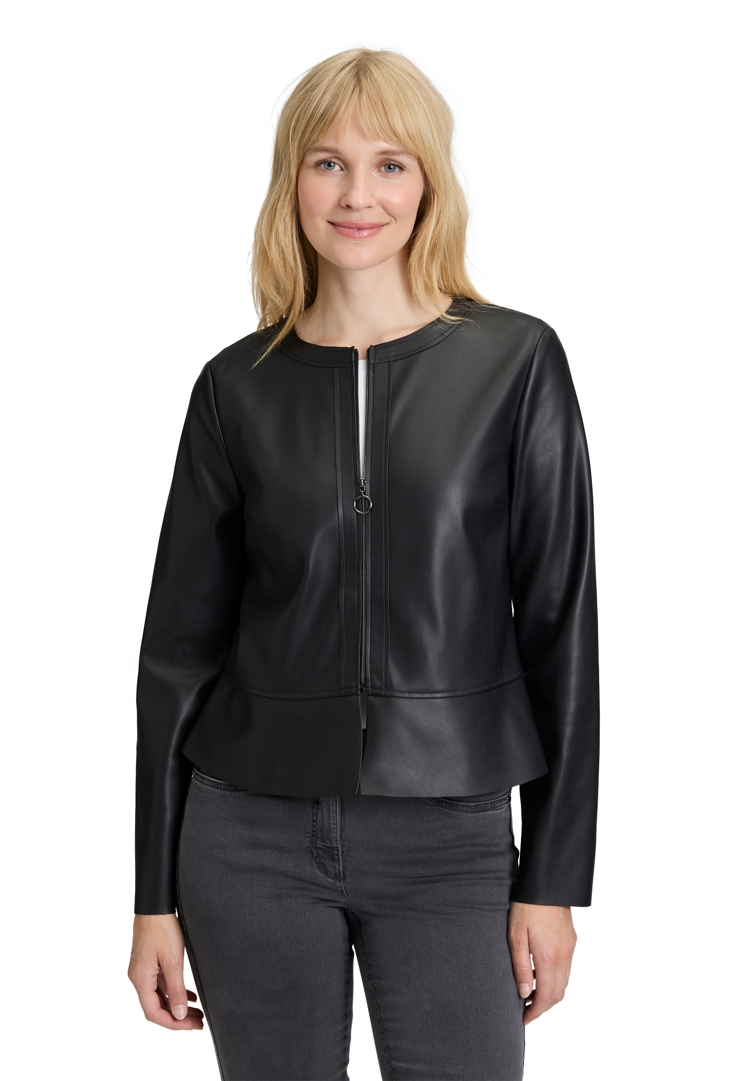 Betty Barclay Jackenblazer "Damen Kurzblazer mit Reißverschluss" Material