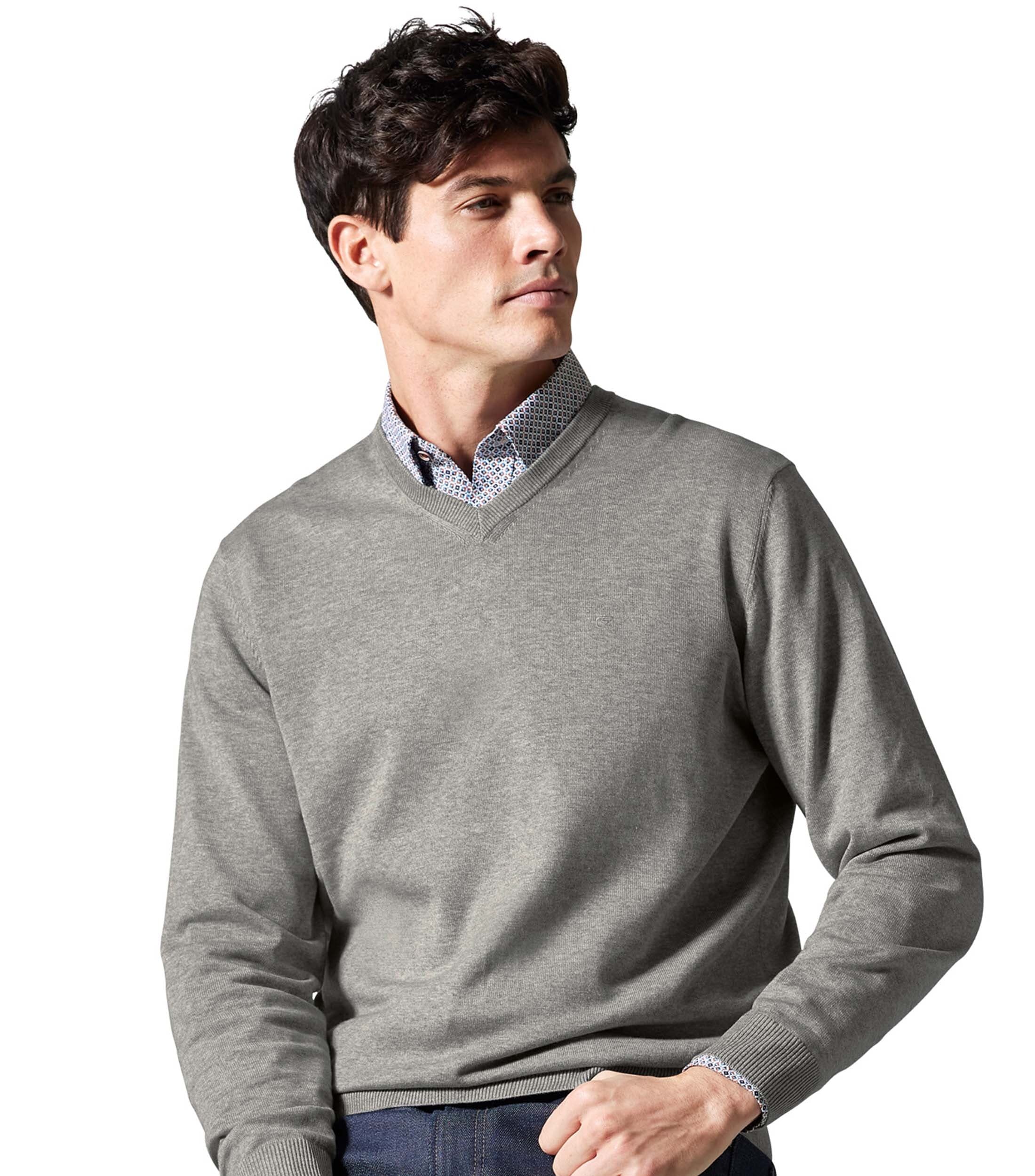 CASAMODA Strickpullover "CASAMODA Pullover uni"