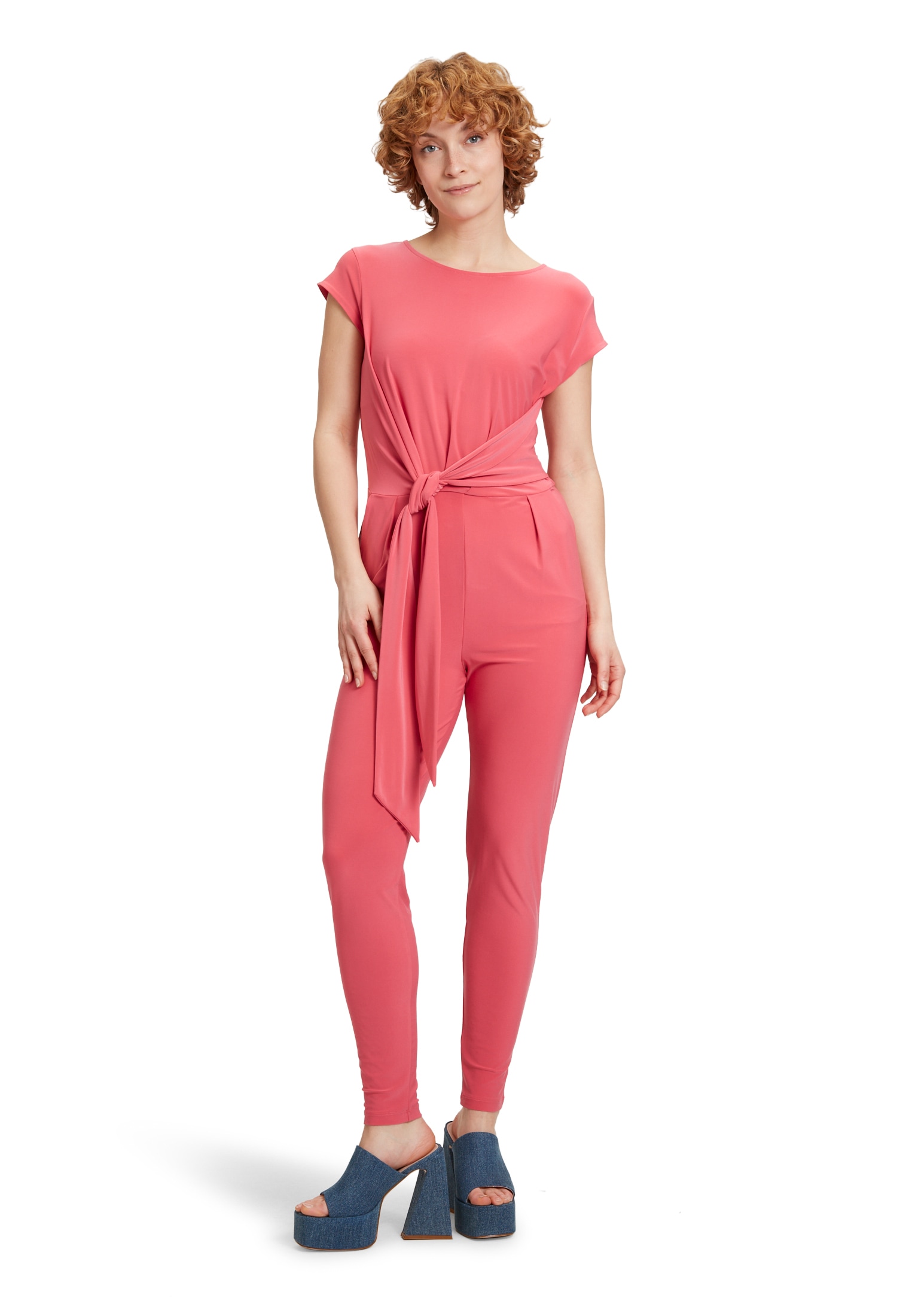Cartoon Overall "Damen Jumpsuit mit Bindegürtel" 1 Stk. tlg. Design