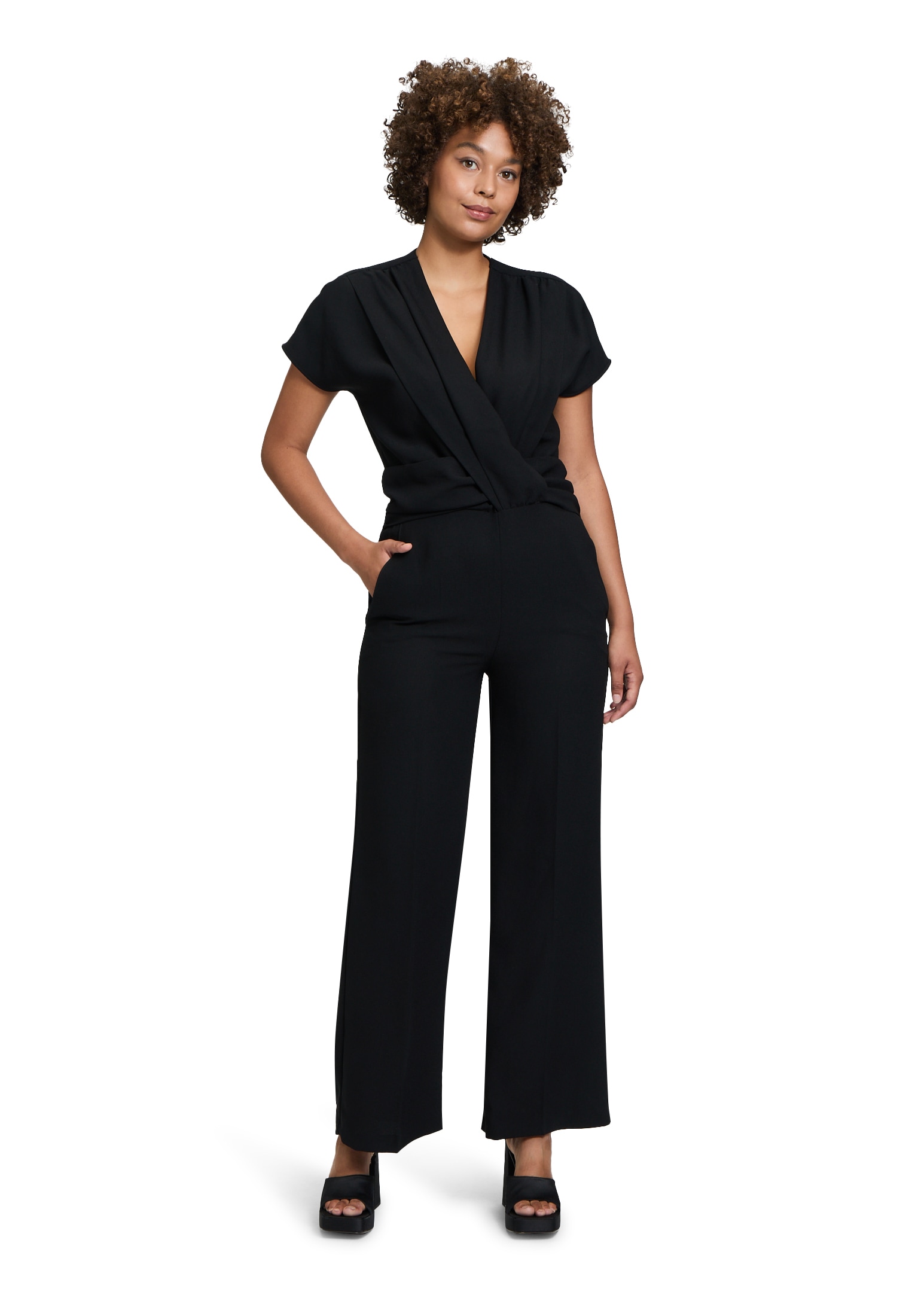 Cartoon Overall "Damen Jumpsuit mit Raffung" 1 Stk. tlg. Design