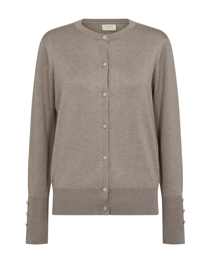 FREEQUENT Strickjacke "FQKATIE" mit Zier-Knöpfen