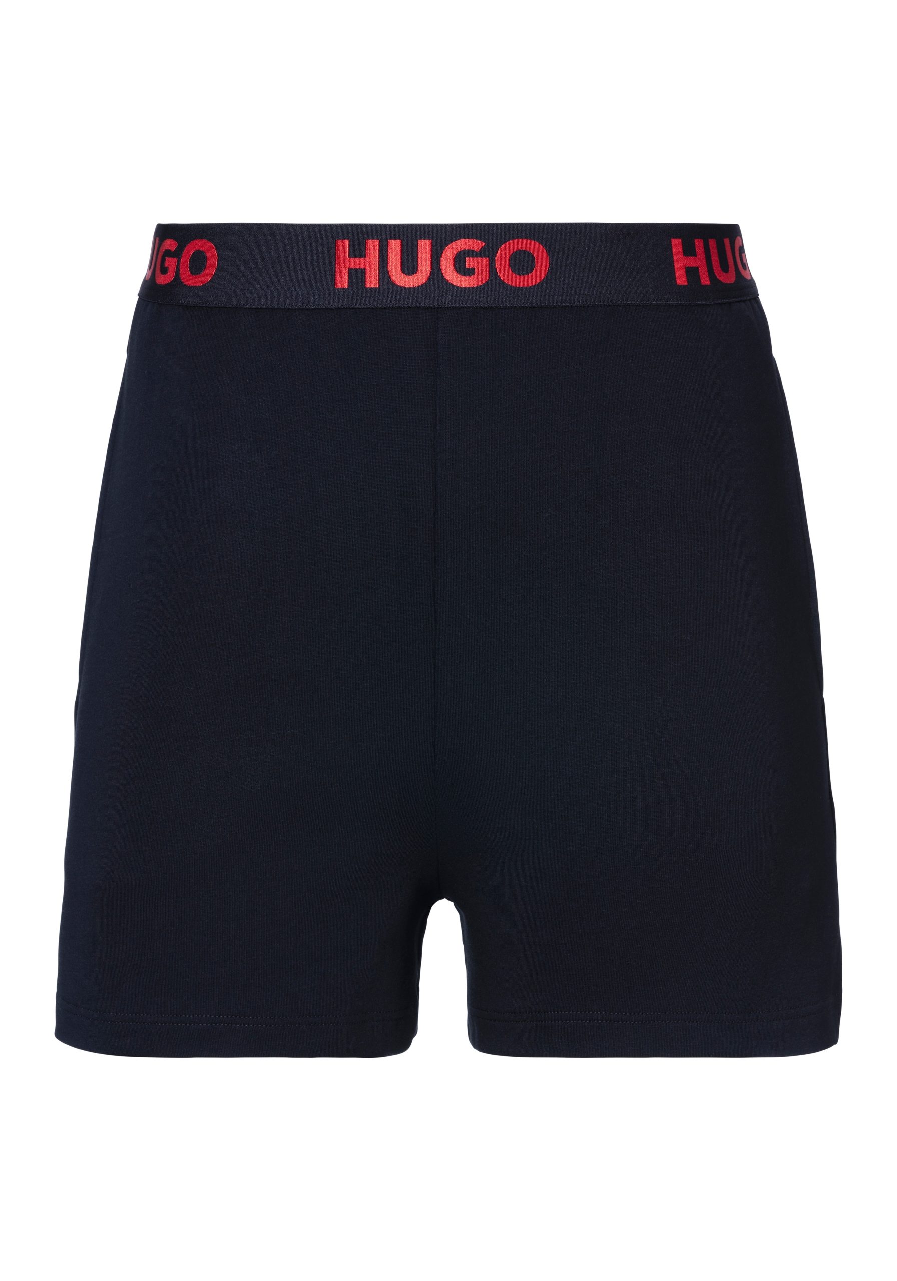 HUGO Underwear Pyjamahose "SPORTY LOGO SHORTS" mit elastischem Bund