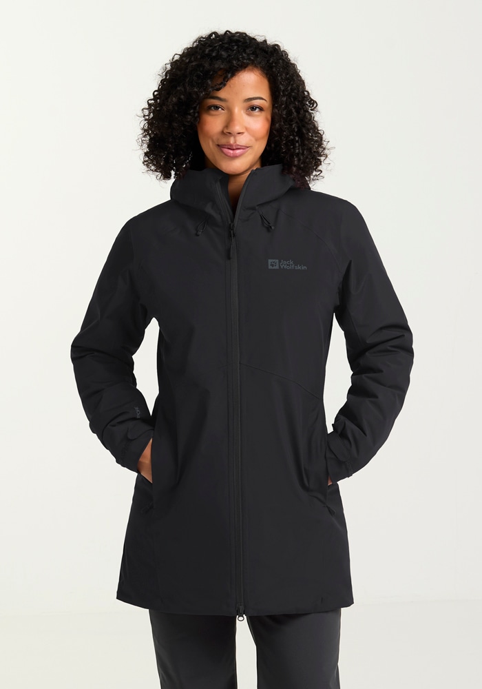 Jack Wolfskin Daunenmantel "FROZEN PALACE COAT W" Wärmend, winddicht, Daunenjacke