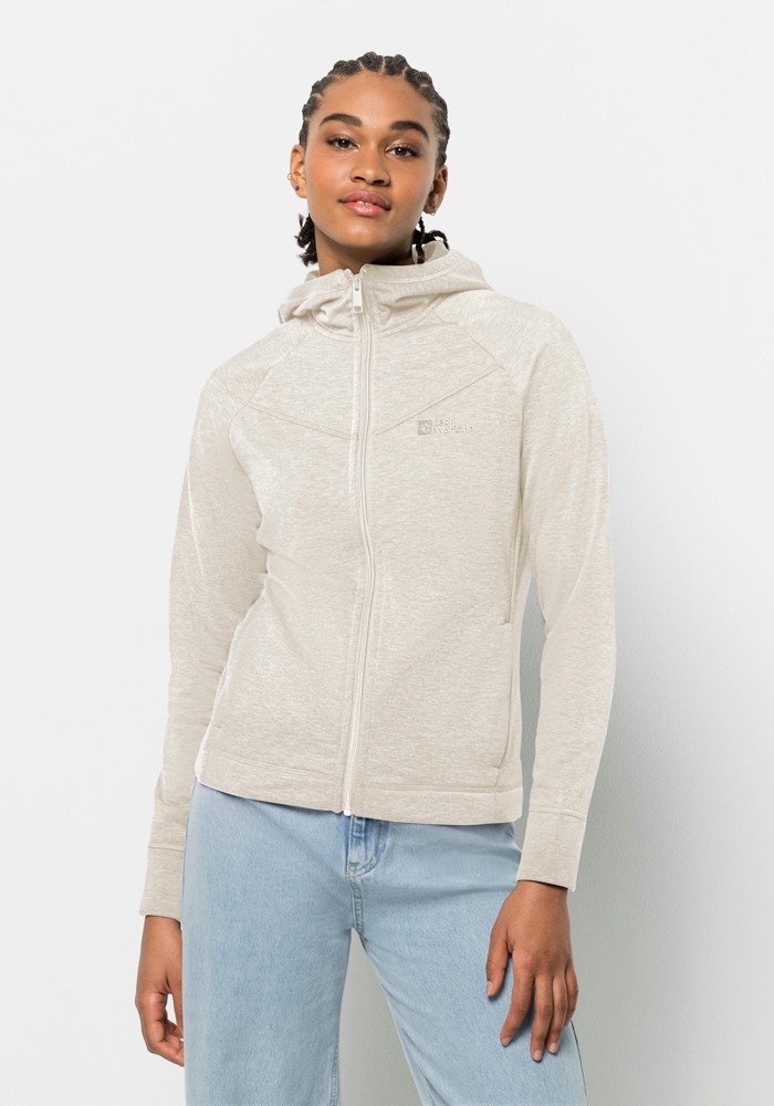 Jack Wolfskin Fleecejacke "WALDSEE HOODED JKT W" mit Kapuze