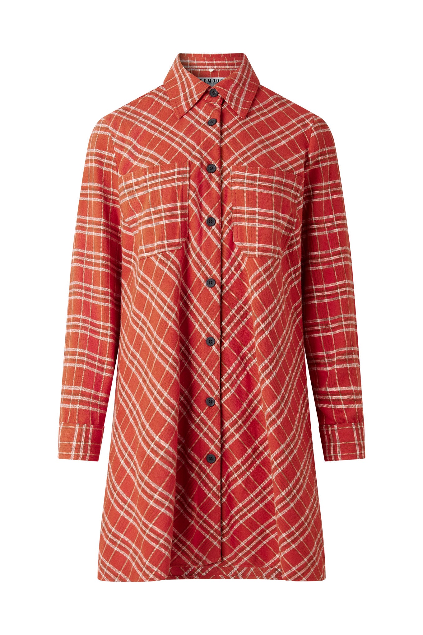 KOMODO Damen vegan Kleid Pearl Red