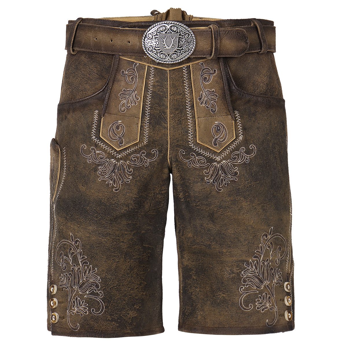 Krüger Trachtenlederhose Paolo Herren (1-tlg) Trachtenlederhose,