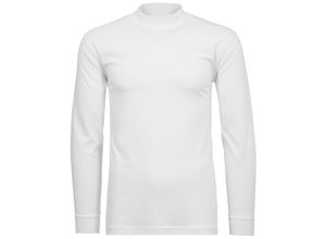 Langarm Basic Stehkragen Regular Fit Herren Longsleeve