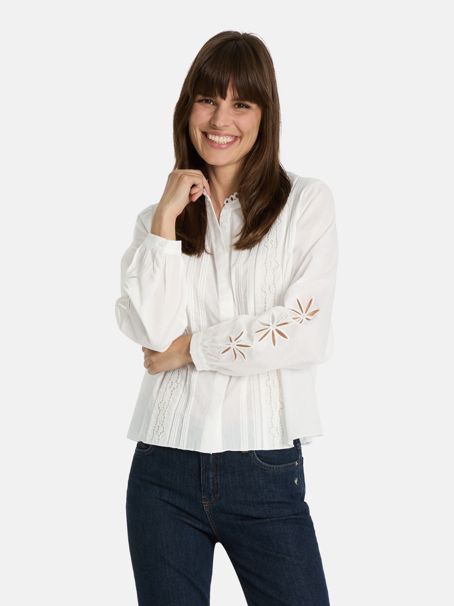 Lieblingsstück Langarmbluse "Eldrid" aus reiner Baumwolle