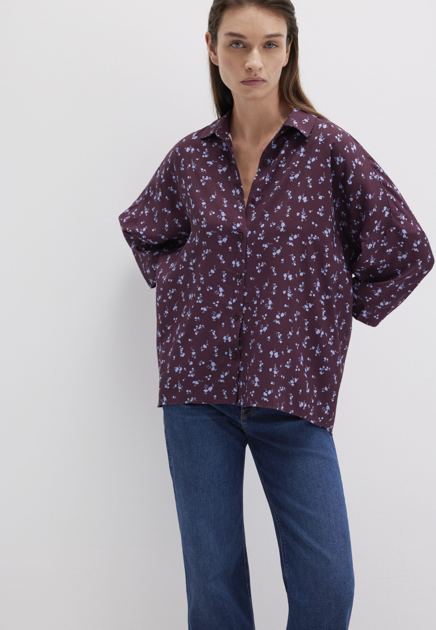 Mavi Langarmbluse "LONG SLEEVE SHIRT" Print Bluse