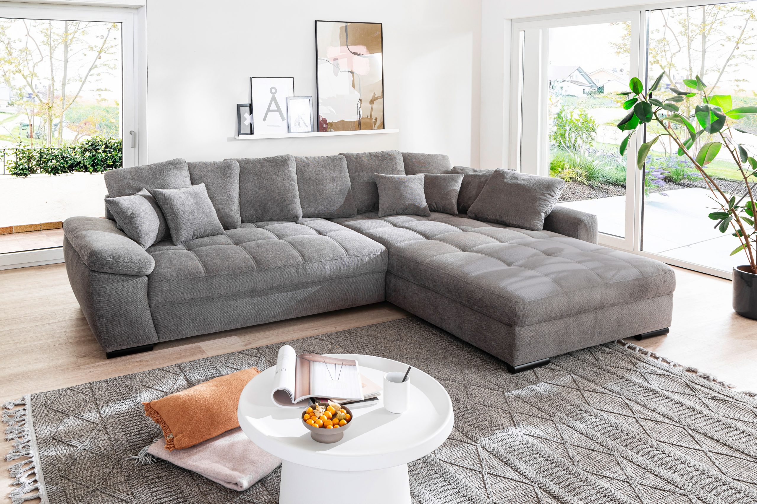 Mr. Couch Ecksofa "Richmond, L-Form mit Kaltschaum"