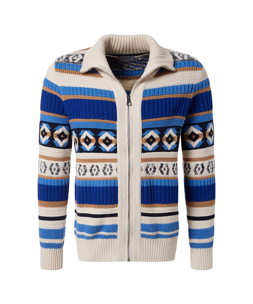 Pierre Cardin Strickjacke mit Reißverschluss