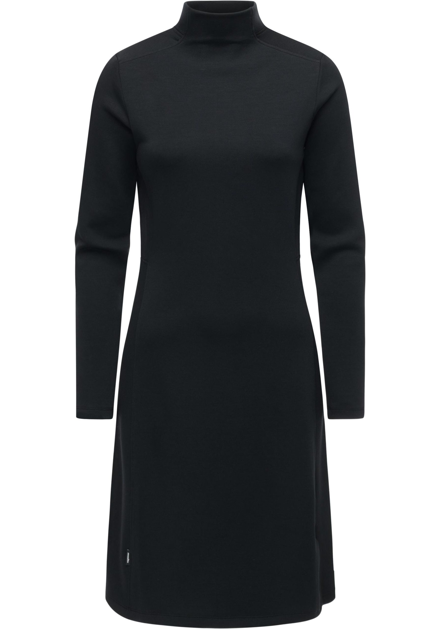 Ragwear A-Linien-Kleid "Leavie" Ohne Taschen Modisches Damen Sweatkleid mit Stehkragen