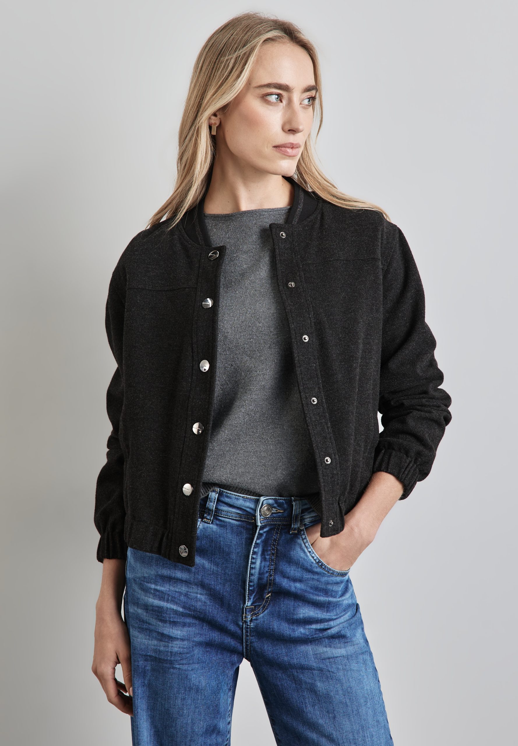 STREET ONE Kurzblazer mit Stehkragen