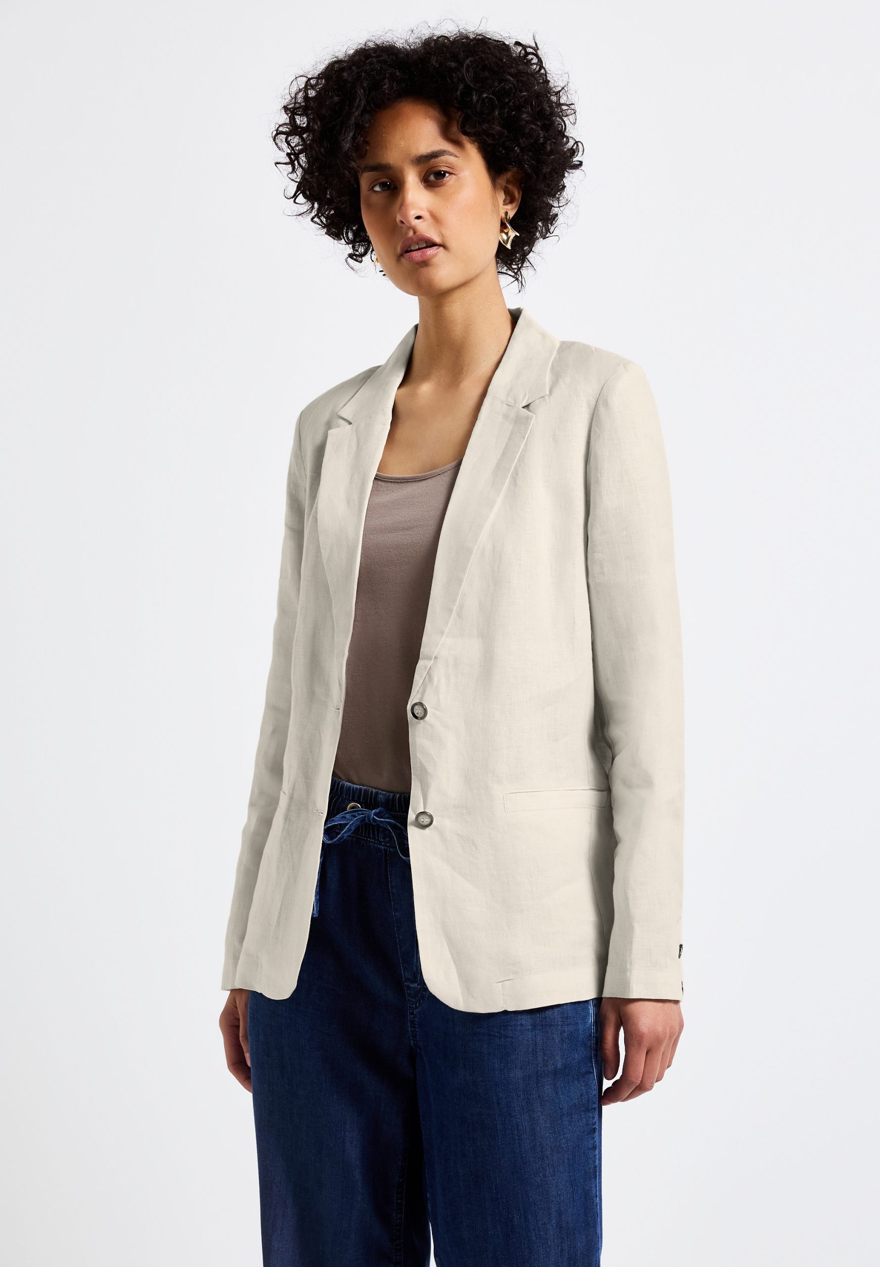 STREET ONE Longblazer mit Reverskragen