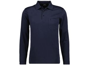Soft Knit Polo Knopf Langarm Herren Poloshirt