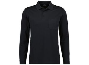 Soft Knit Polo Knopf Langarm Herren Poloshirt