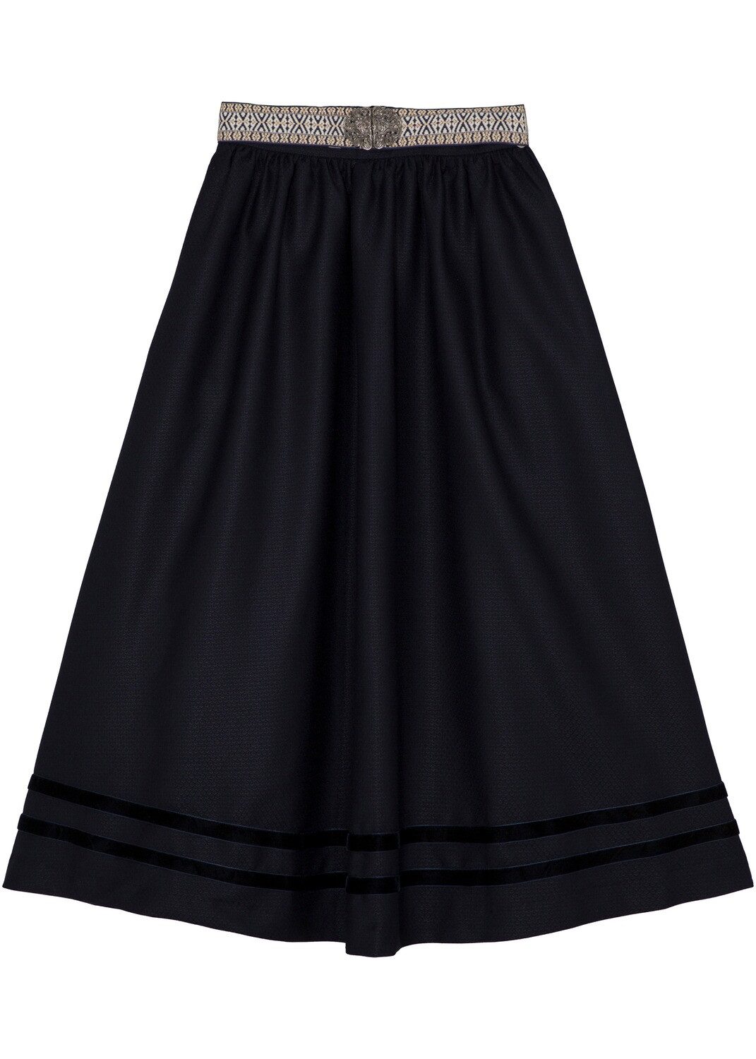 Spieth & Wensky Trachtenrock Midi Jacquard-Rock