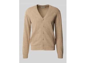 Strickjacke mit V-Ausschnitt Modell 'KARL'