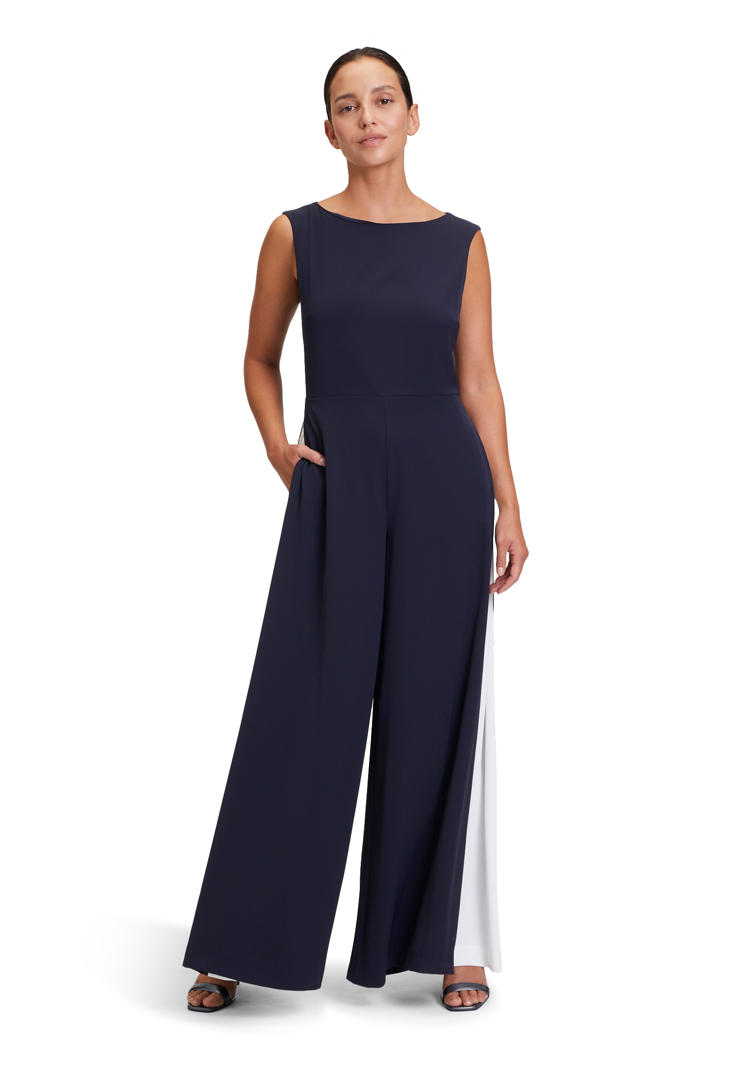 Vera Mont Overall "Damen Jumpsuit im Layer Look" 1 Stk. tlg. Form