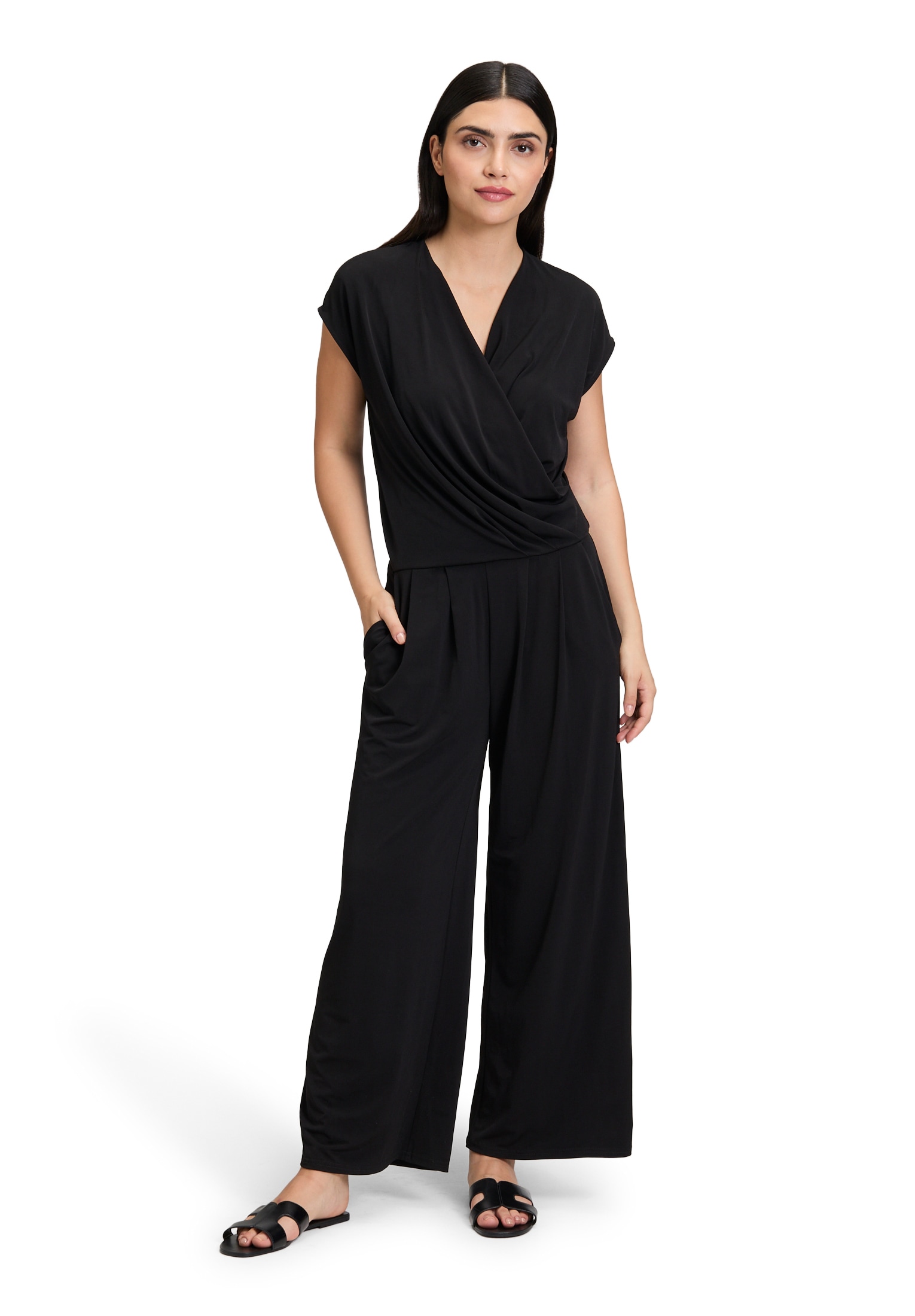 Vera Mont Overall "Damen Jumpsuit in 7/8 Länge" 1 Stk. tlg. Muster