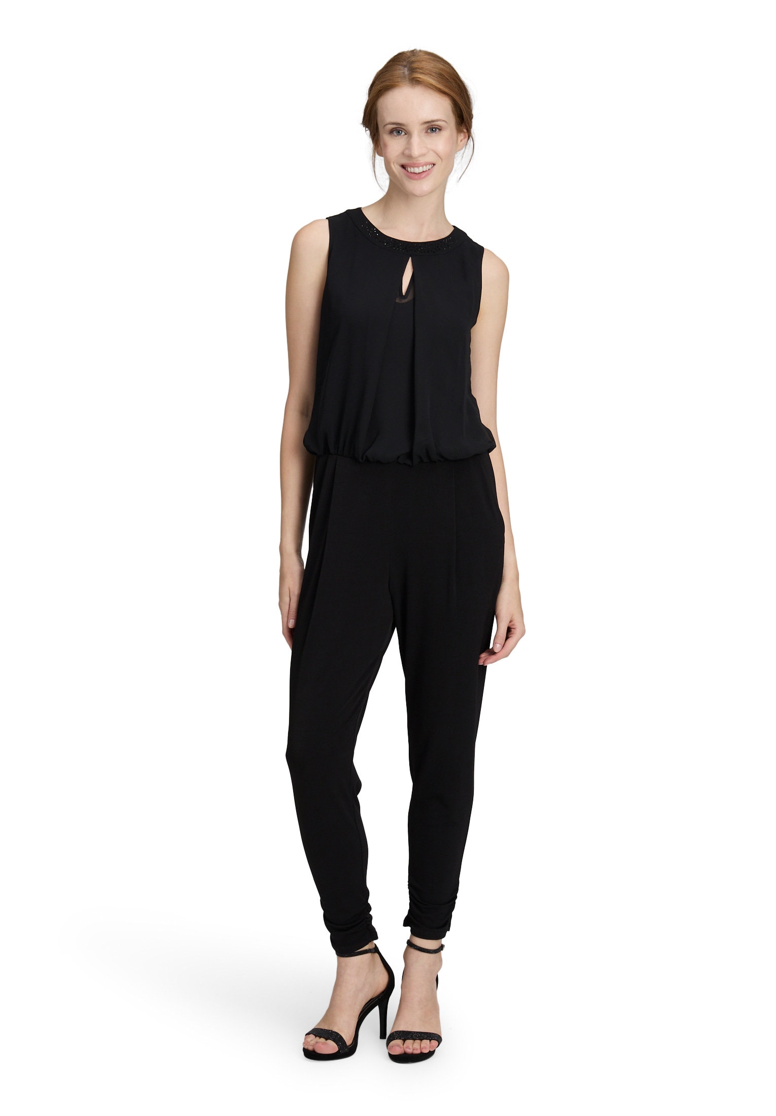 Vera Mont Overall "Damen Jumpsuit mit Cut-Outs" 1 Stk. tlg. Cut-Outs