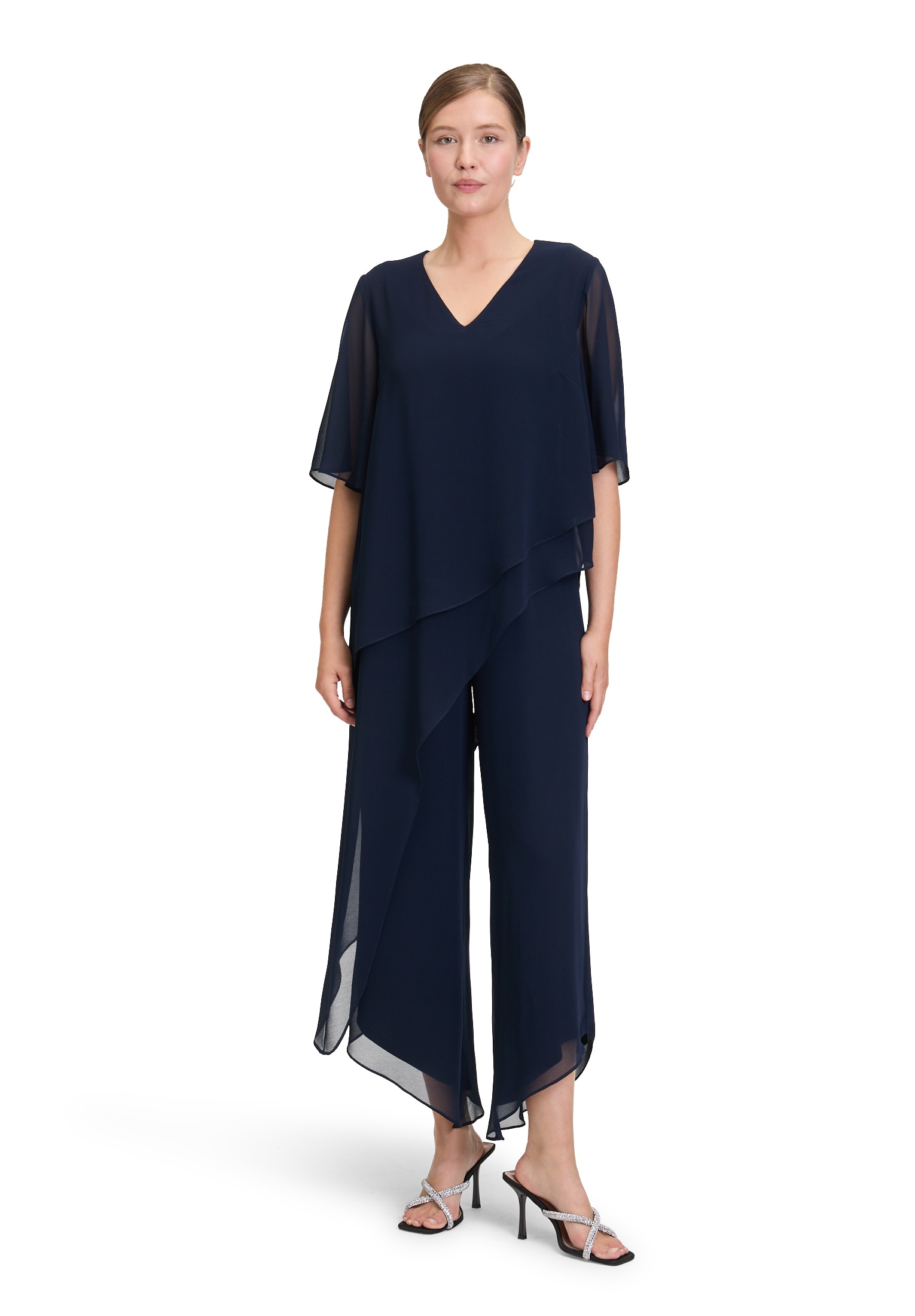Vera Mont Overall "Damen Jumpsuit mit Stufen" 1 Stk. tlg.