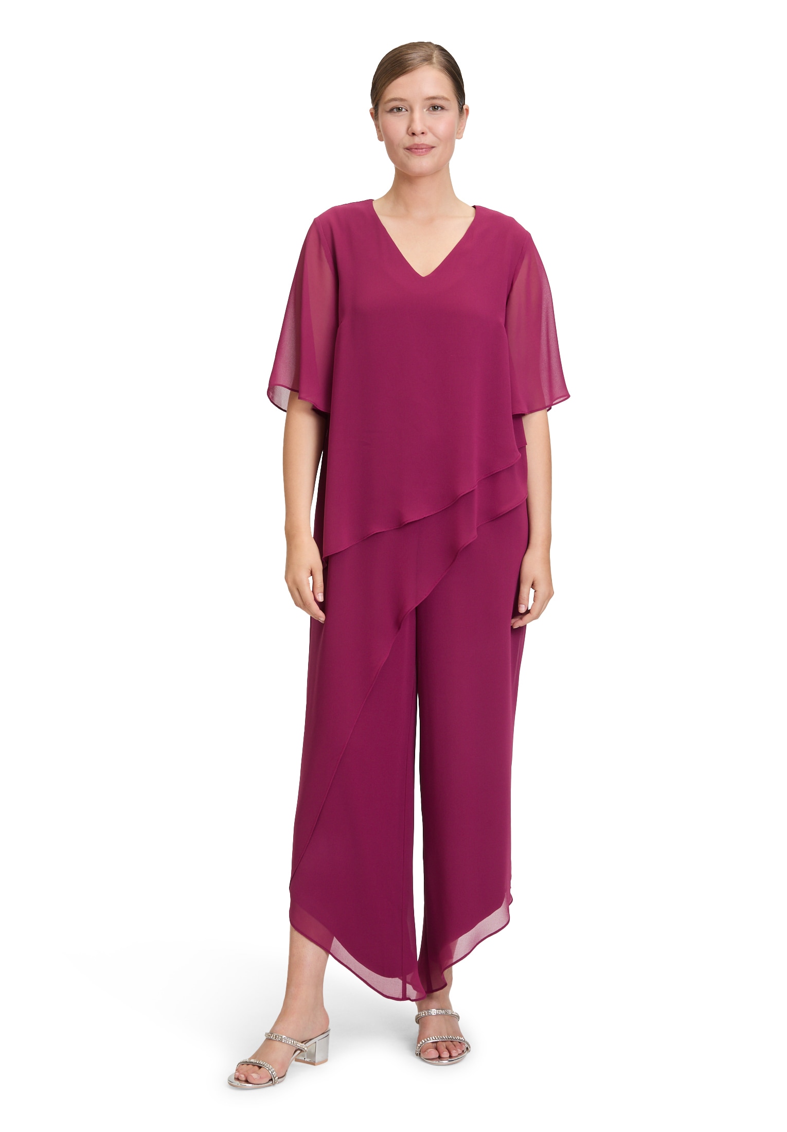 Vera Mont Overall "Damen Jumpsuit mit Stufen" 1 Stk. tlg.
