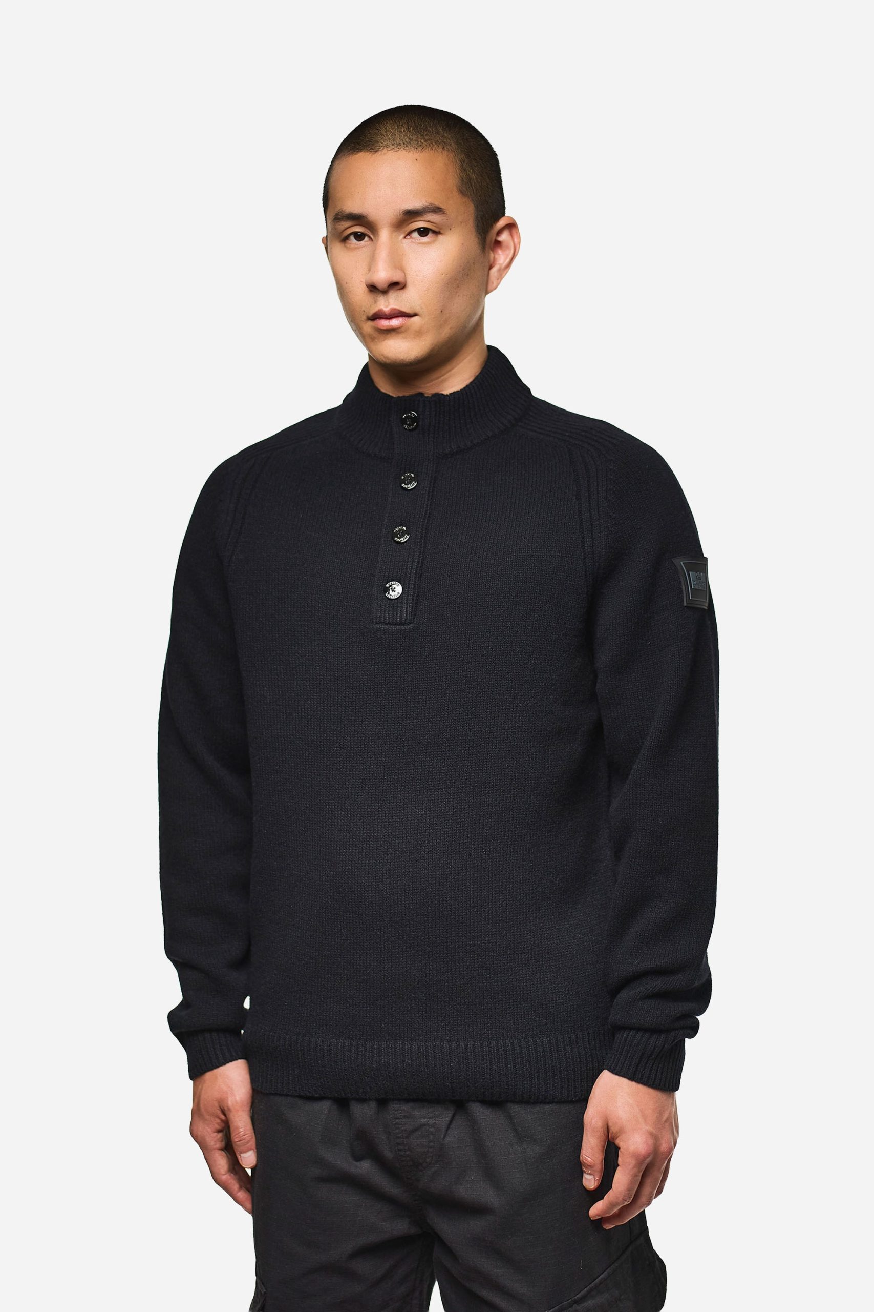 Weekend Offender Sweatshirt "CASTILLOS WOOL RICH FUNNEL NECK SWEATER Herren" Pullover Herren, leichter Strickpulli, Sweatshirt, Wollpullover, Sale