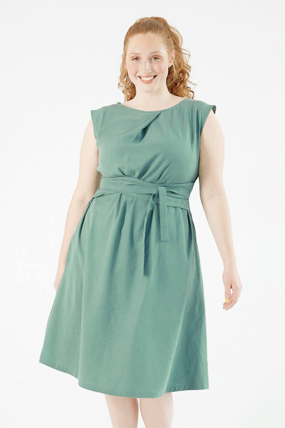 WiDDA Damen vegan Kleid Adele TÃ¼rkis