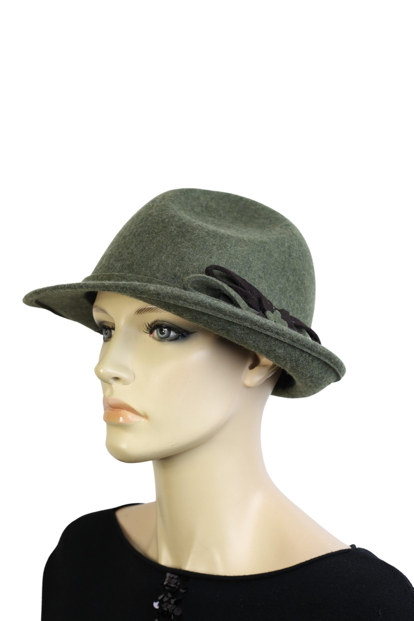 Allgäu Rebell Trachtenhut "Jägerin" 1 Stk. tlg. Made in Italy