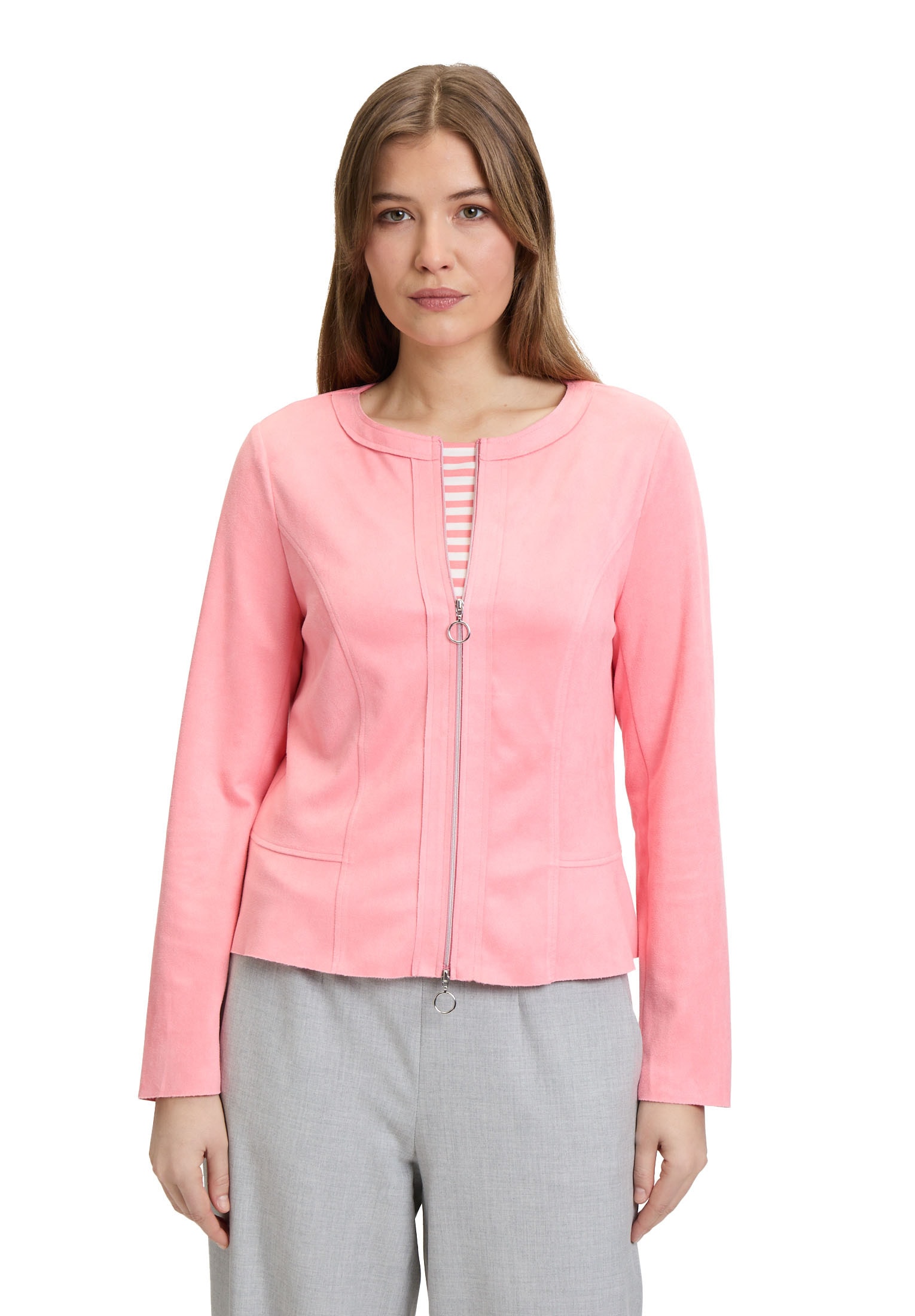 Betty Barclay Jackenblazer "Damen Blazer-Jacke mit Reißverschluss" Material