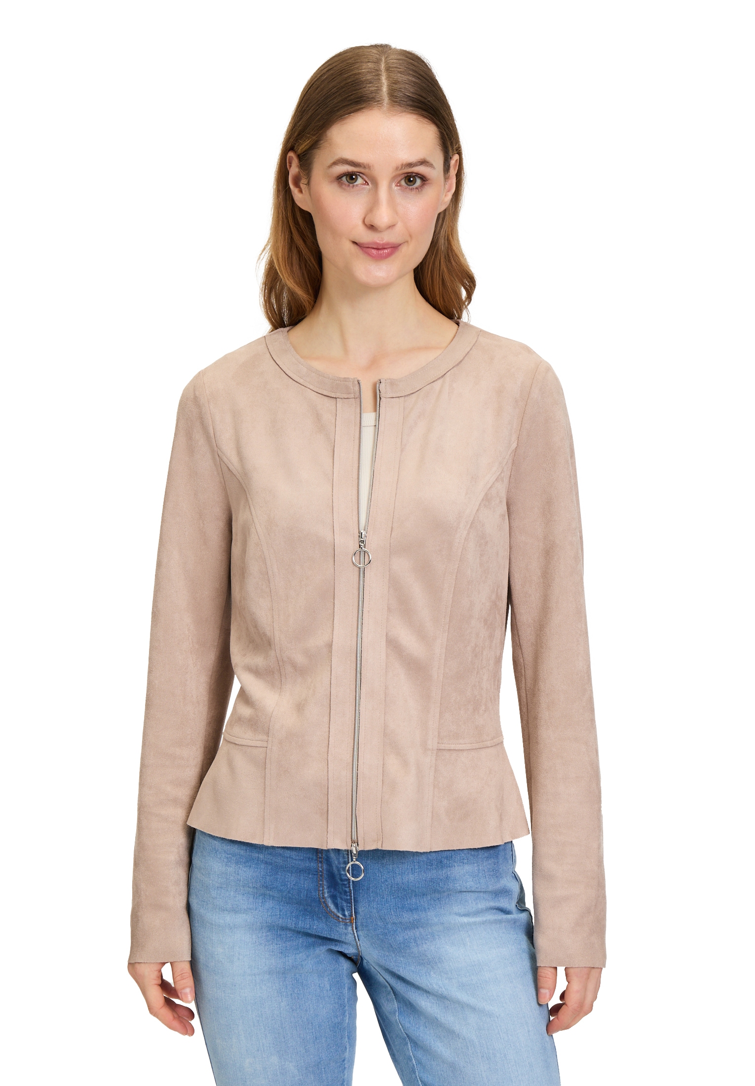 Betty Barclay Jackenblazer "Damen Blazer-Jacke mit Reißverschluss" Material