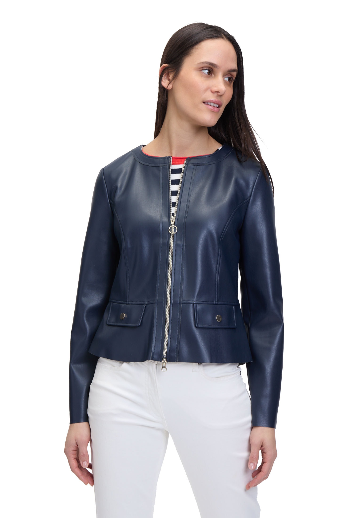 Betty Barclay Jackenblazer "Damen Kurzblazer mit Reißverschluss" Material