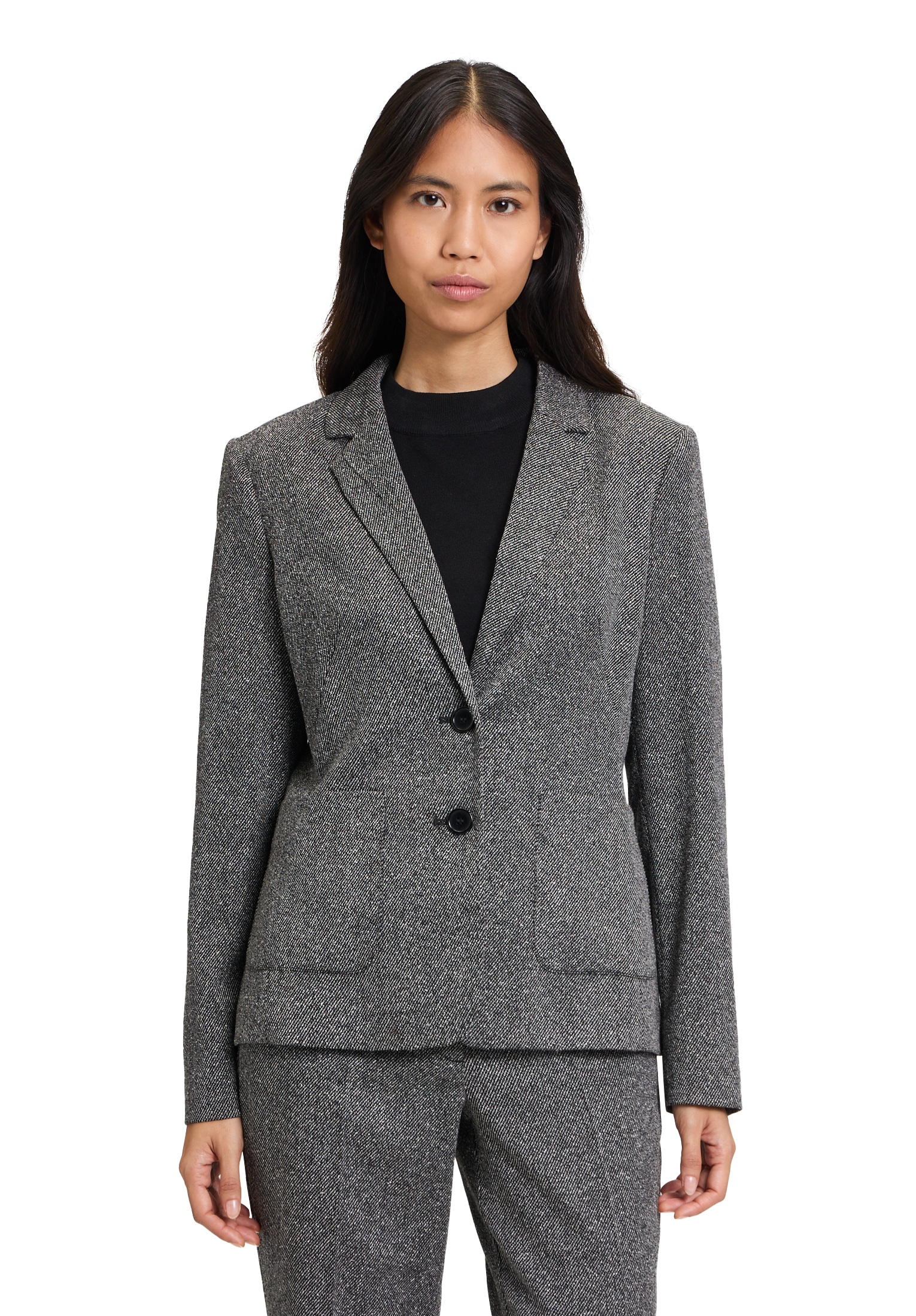 Betty Barclay Kurzblazer "Damen Blazer-Jacke langarm" Material
