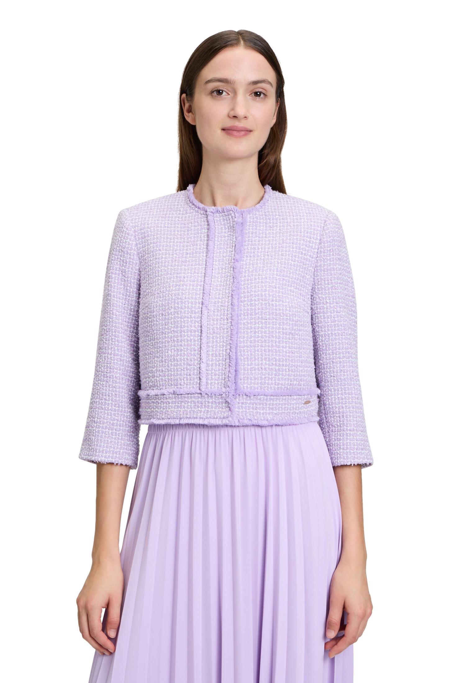 Betty&Co Jackenblazer "Damen Bolero-Jacke mit aufgesetzten Taschen" Material