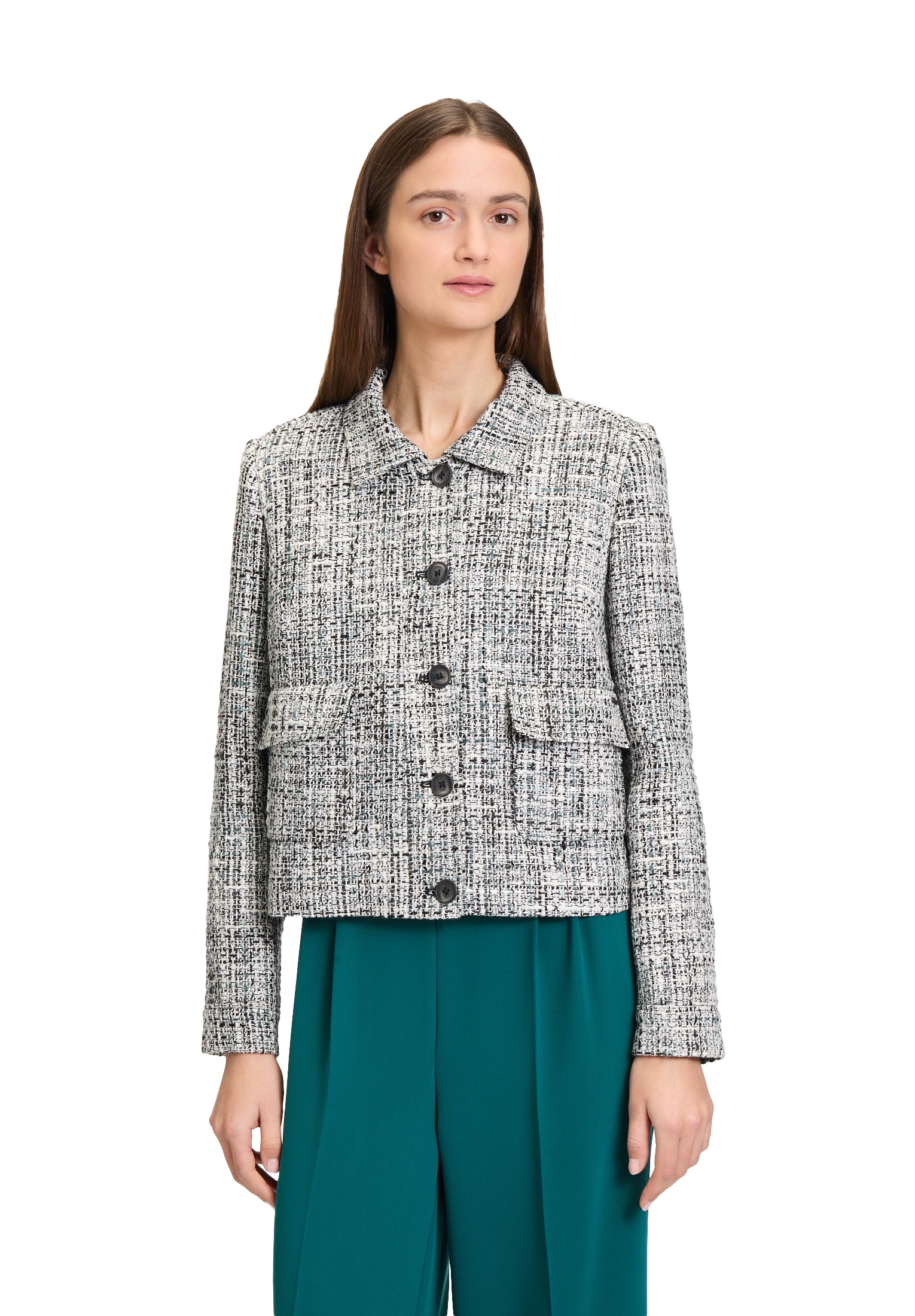 Betty&Co Kurzblazer "Damen Blazer-Jacke langarm"