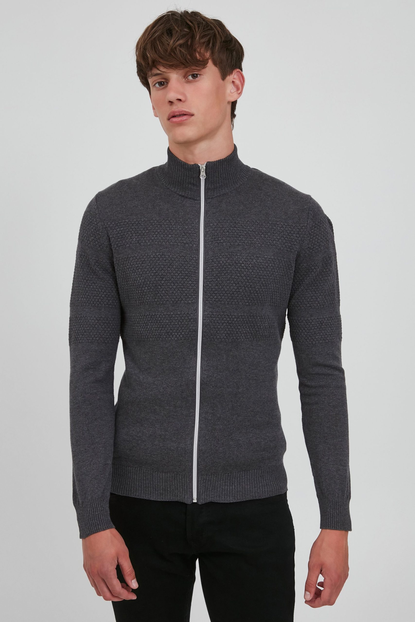 Blend Strickjacke "BHCardigan", Cardigan mit Stehkragen