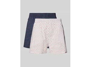 Boxershorts mit elastischem Bund im 2er-Pack