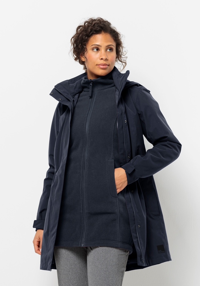 Jack Wolfskin 3-in-1-Funktionsmantel "OTTAWA COAT"