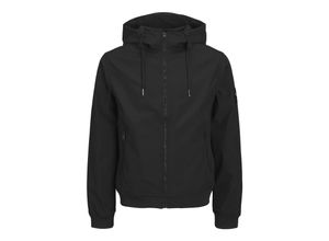 Jack & Jones Jacke BASIC Softshelljacke mit Kapuze, Reißverschluss und Reißverschlusstaschen